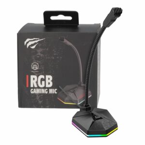 Micrófono Para Gamers Con Luces RGB HAVIT Con Cable