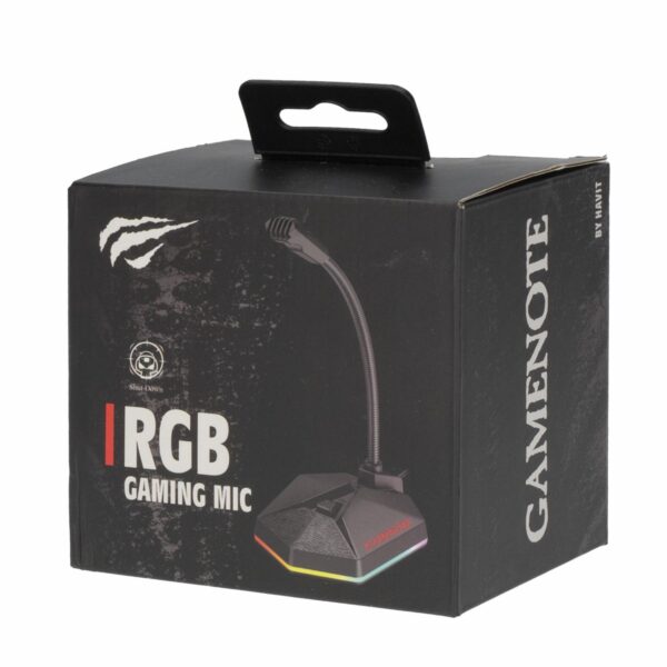 Micrófono Para Gamers Con Luces RGB HAVIT Con Cable - Imagen 4