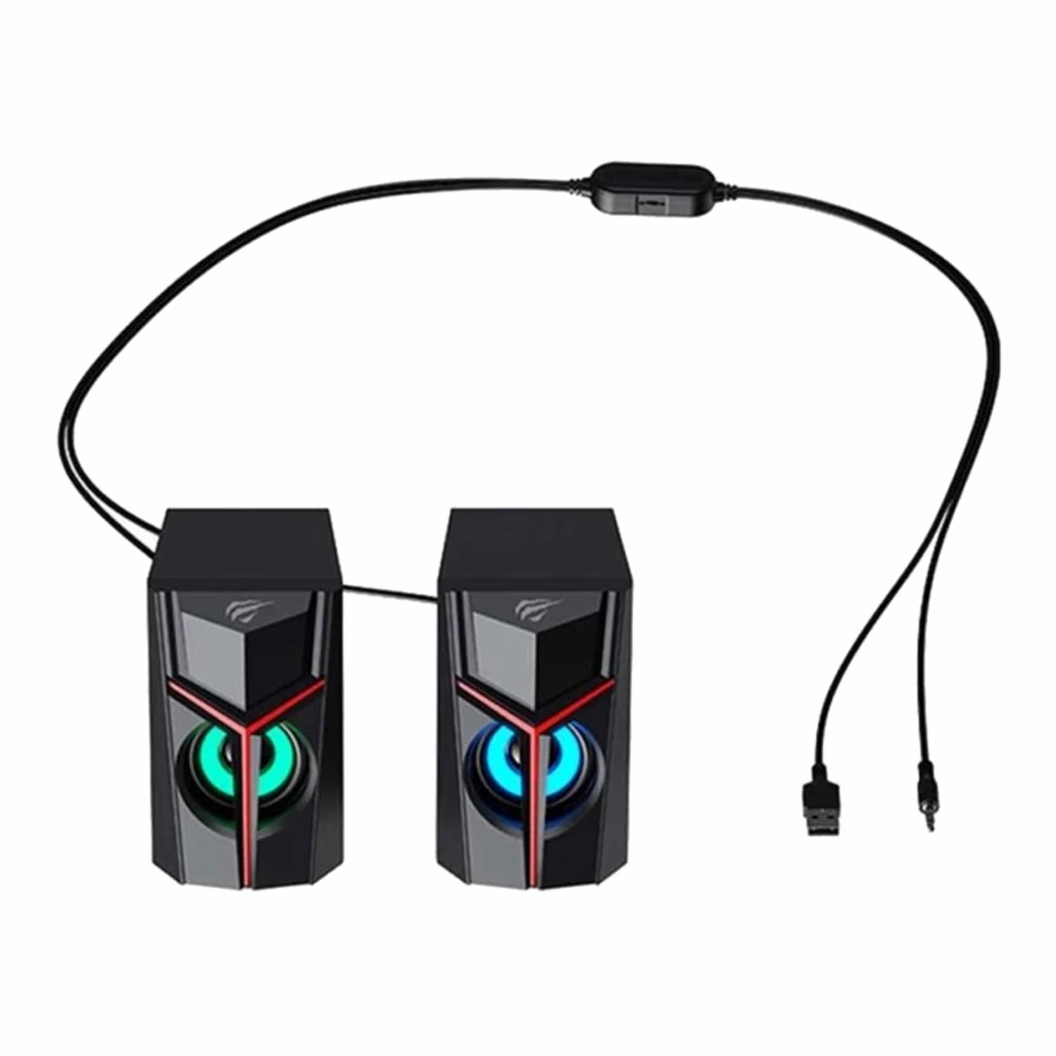 Parlante Entrada USB Negro HAVIT Con Cable - Imagen 3