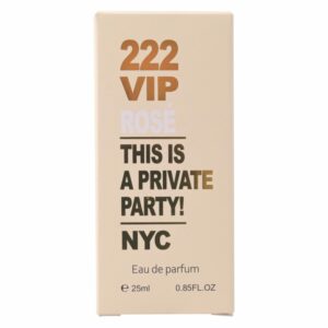 Fragancia Para Dama 222 Vip Rose VEYES EDP 25 Ml