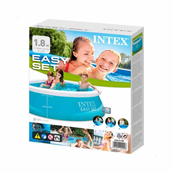 Piscina Inflable Redonda INTEX 1,8 M