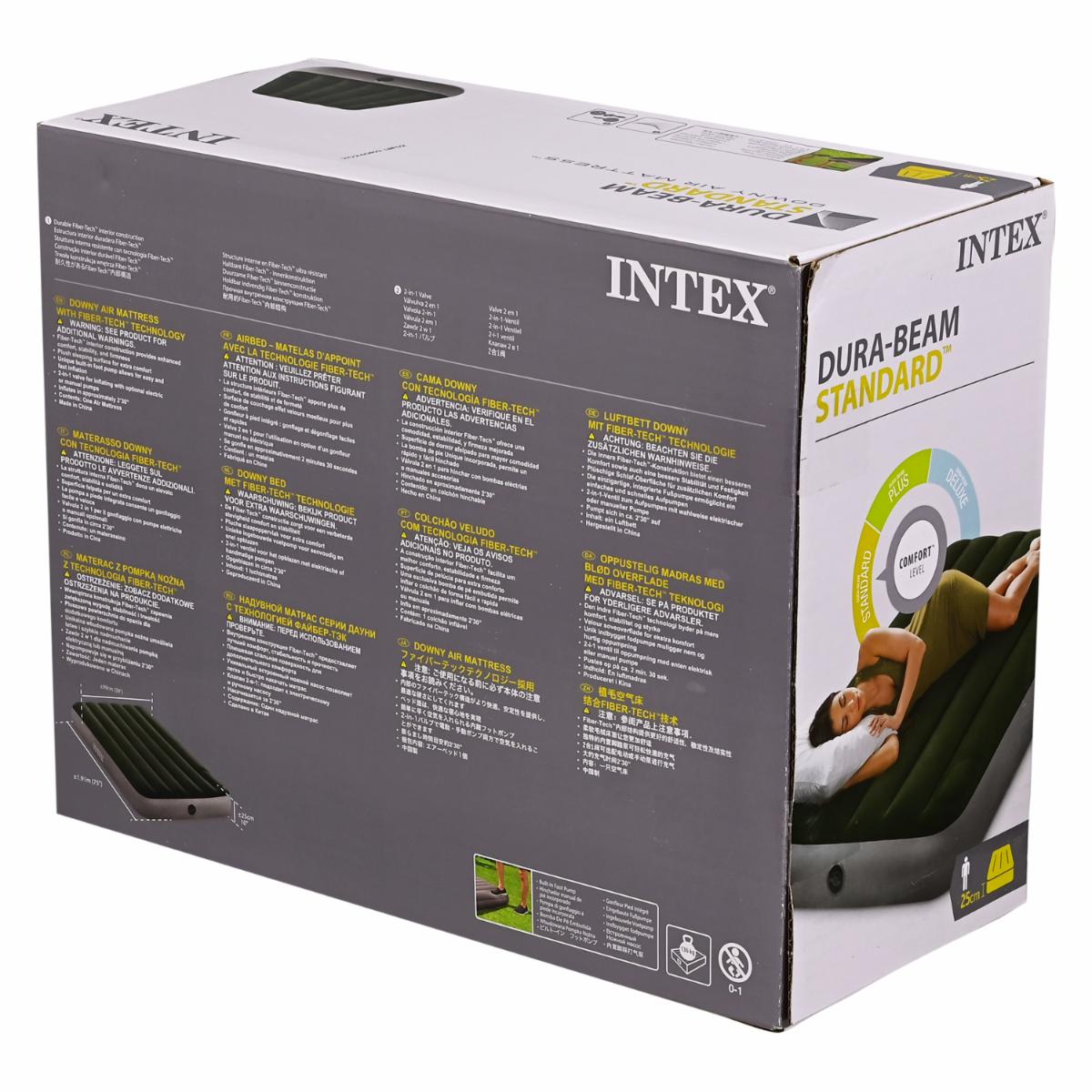 Colchón Inflable Dura Beam Airbed INTEX Portable