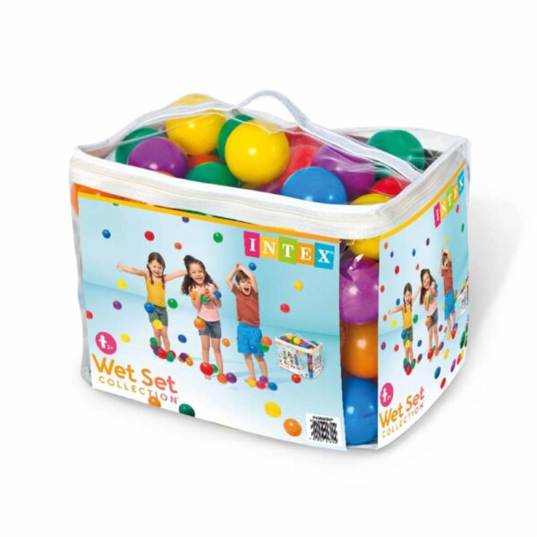 Bolsa De Pelotas De Plástico INTEX Incluye 100 Pelotas