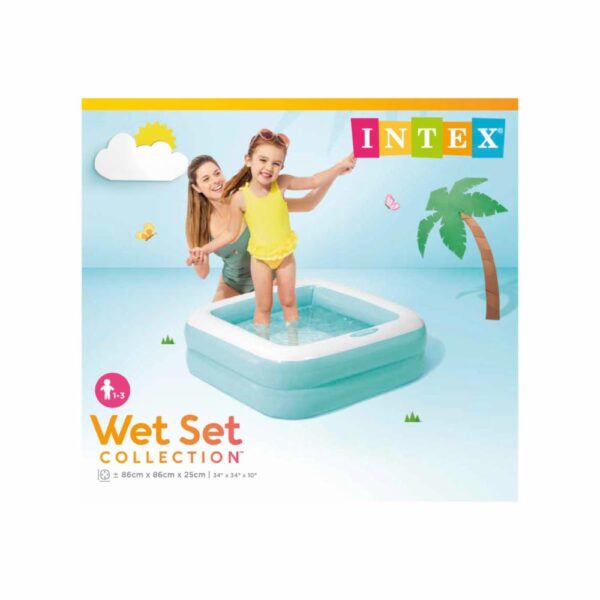 Piscina Inflable Cuadrada INTEX Colores Surtidos