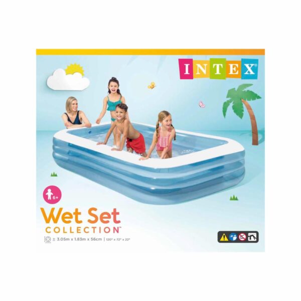 Piscina Inflable Familiar INTEX Rectangular