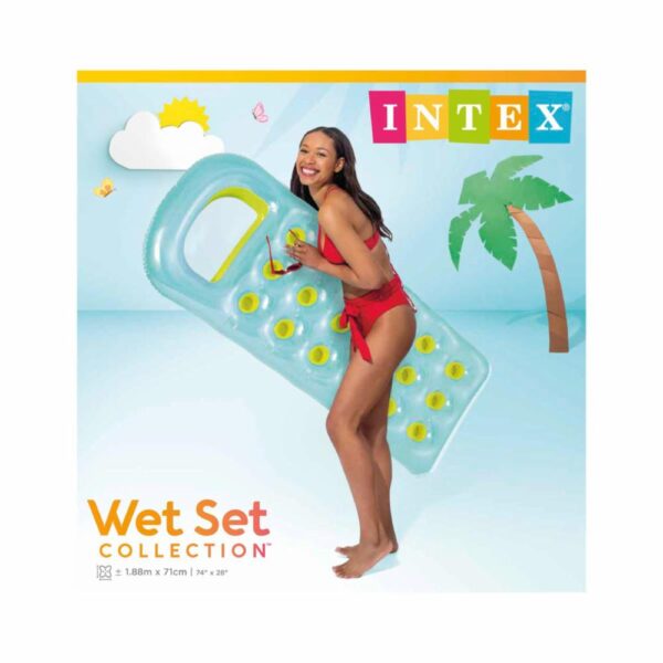 Flotador Inflable Tipo Cama INTEX Colores Surtidos