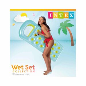 Flotador Inflable Tipo Cama INTEX Colores Surtidos