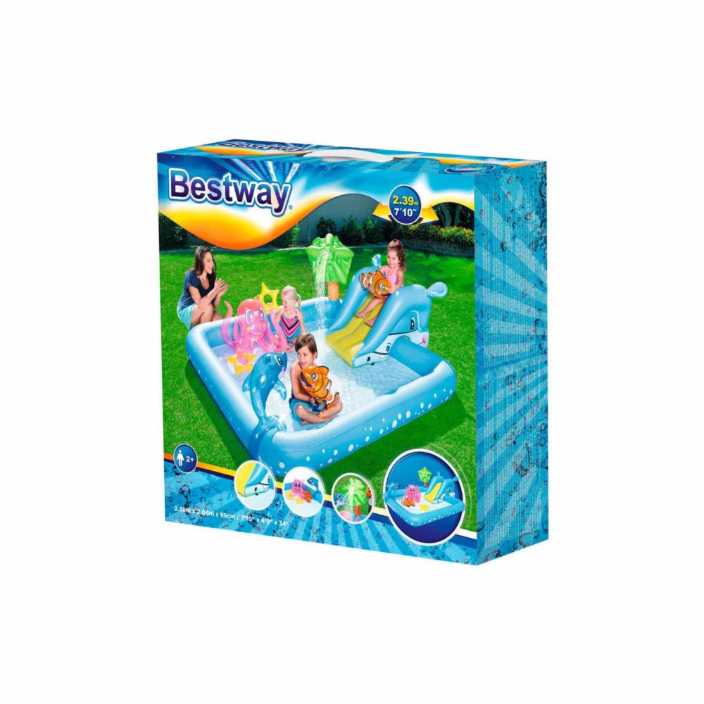 Centro De Juegos Inflable Acuario BESTWAY Para Niños Megamaxi