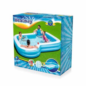 Piscina Inflable Familiar BESTWAY Con Posa Vasos