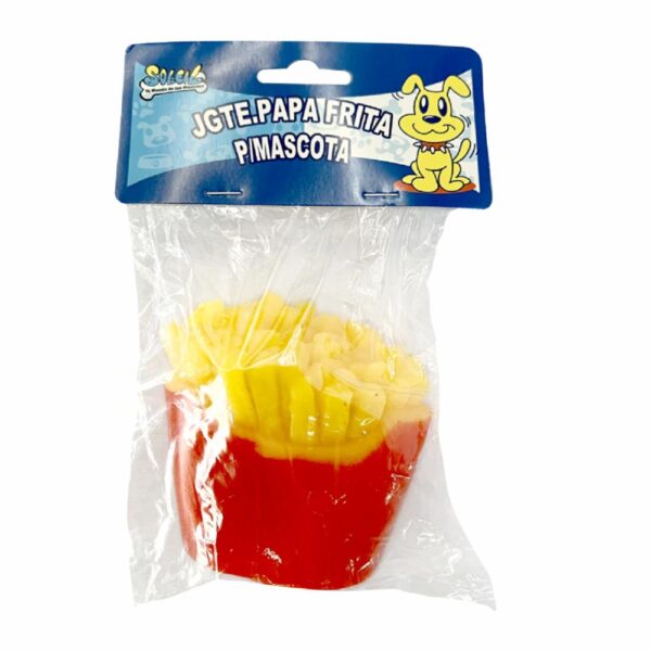 Juguete Para Mascota Diseño Papa Frita SOLEIL PET'S WORLD Unidad