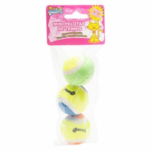 Juguete Para Mascota Mini Pelotas De Tenis SOLEIL Unidad