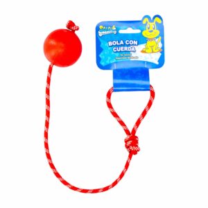 Juguete Para Perro Bola Con Cuerda SOLEIL Unidad
