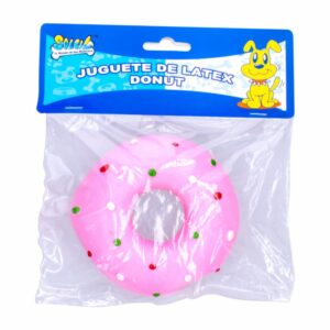 Juguete Para Perro De Látex Diseño Donut SOLEIL Unidad