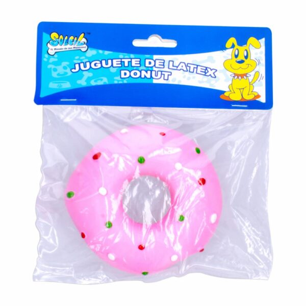 Juguete Para Perro De Látex Diseño Donut SOLEIL Unidad