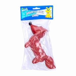 Juguete Para Perro De Látex Diseño Zorro SOLEIL Unidad