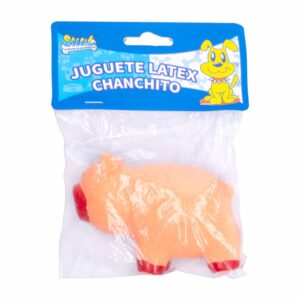 Juguete Para Perro De Látex Diseño Chanchito SOLEIL Unidad