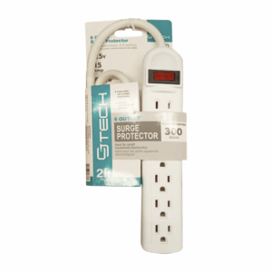Regleta Eléctrica De 6 Entradas CJTECH 110 V