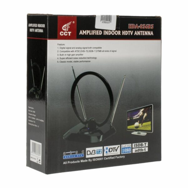 Antena Para Interiores HDTV CCT Digital - Imagen 2