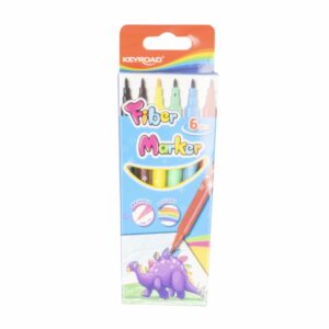 Marcador Escolar De Colores KEY Caja X 6