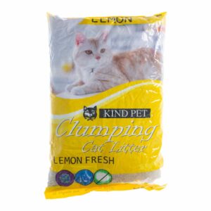 Arena Para Gatos Sanitaria Aroma Limón KIND PET 4 KG