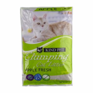 Arena Para Gatos Sanitaria Aroma Manzana KIND PET 4 KG