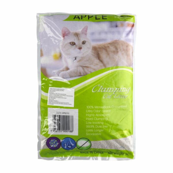 Arena Para Gatos Sanitaria Aroma Manzana KIND PET 4 KG - Imagen 2