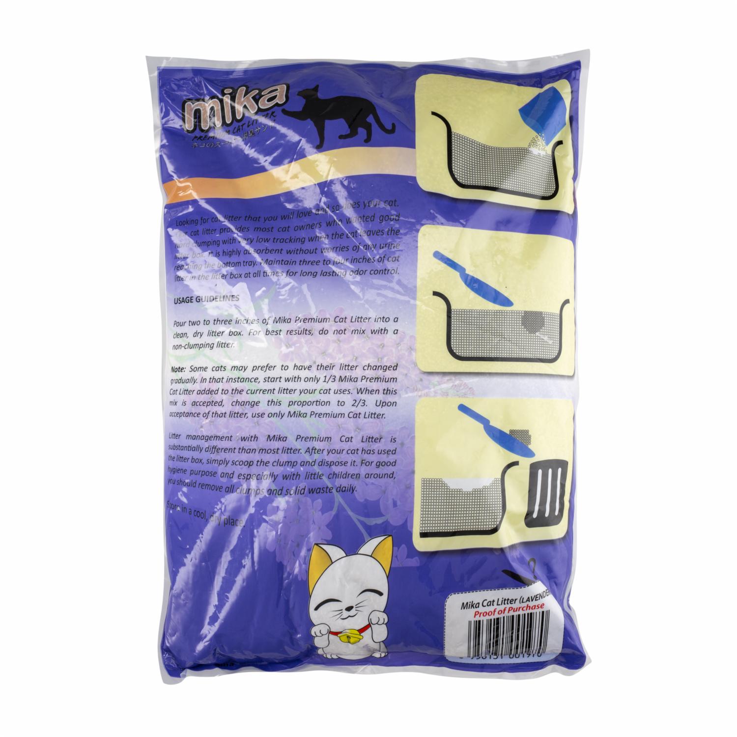 Arena Para Gatos Sanitaria Aroma Lavanda KIND PET 8 Kg - Imagen 2