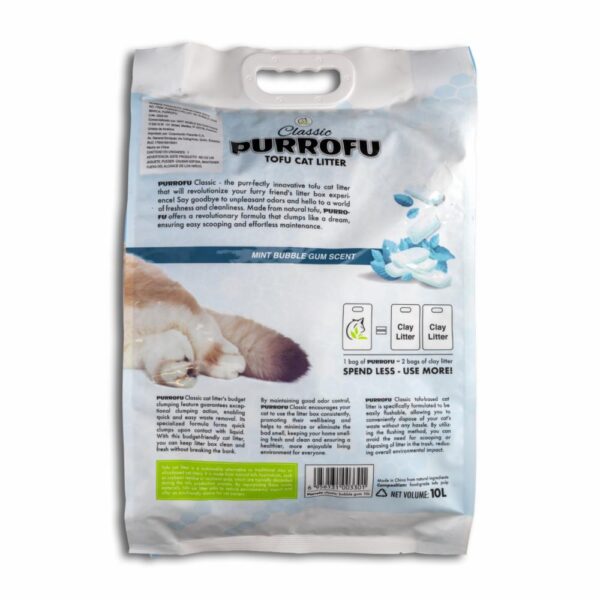 Arena Para Gatos Fragancia A Bubble Gum PURRUFU Unidad - Imagen 2