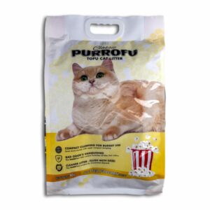 Arena Para Gatos Fragancia A Pop Corn PURRUFU Unidad
