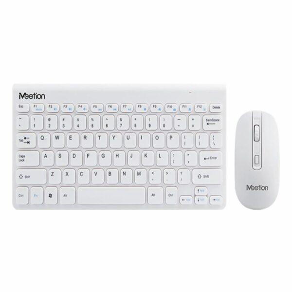 Teclado Y Mouse Blanco MEETION Wireless