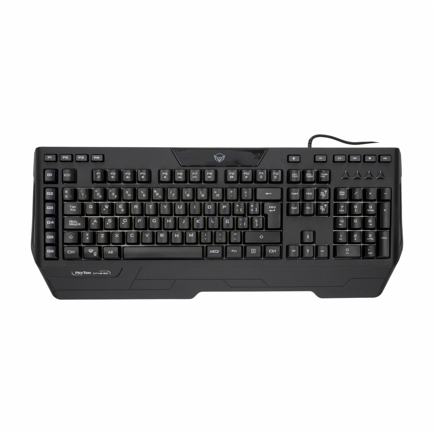 Teclado Gaming Diseño Ergonómico Y Funcionalidad Optimizada Para Jugadores MEETION Con Cable - Imagen 2