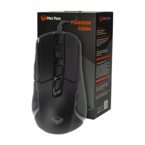 Mouse Gaming Diseño Ergonómico Y Funcionalidad Optimizada Para Jugadores MEETION Con Cable