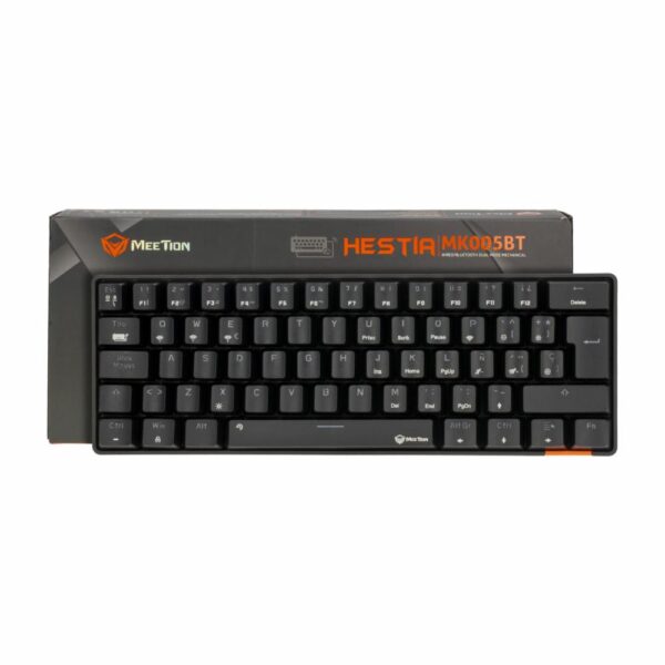Teclado Gaming Diseño Ergonómico Y Funcionalidad Optimizada Para Jugadores MEETION Inalámbrica