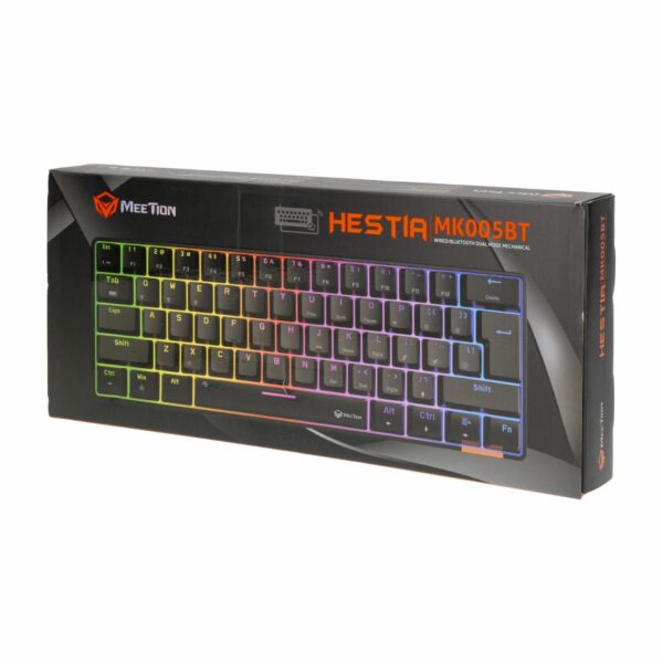 Teclado Gaming Diseño Ergonómico Y Funcionalidad Optimizada Para Jugadores MEETION Inalámbrica - Imagen 3