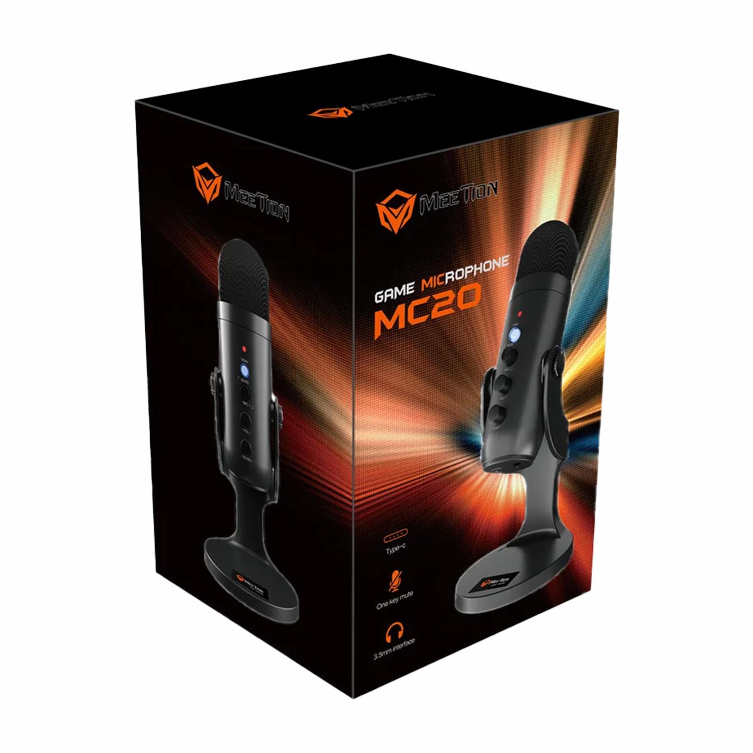 Micrófono Gaming Conexión USB-C Rango De Sensibilidad 45 3dB MEETION Con Cable - Imagen 2