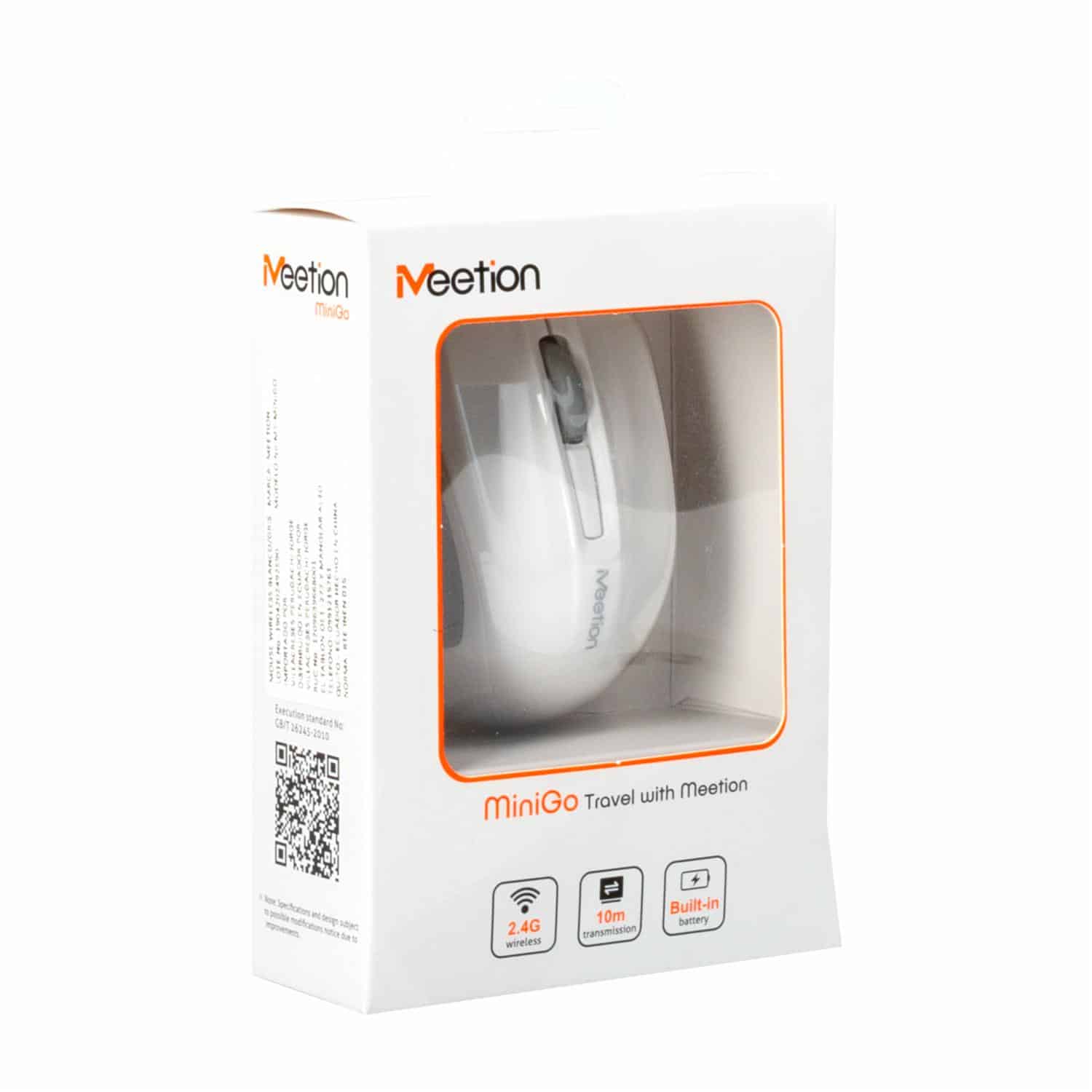 Mouse 2.4G Minigo Gray MEETION Wireless - Imagen 4