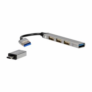Adaptador Tipo C 4 Puertos 6900 TREQA USB 3.0