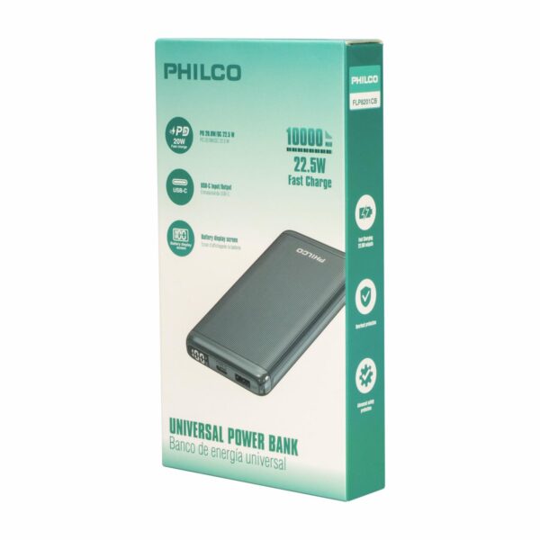 Power Bank Black PHILCO 10000MAH - Imagen 4
