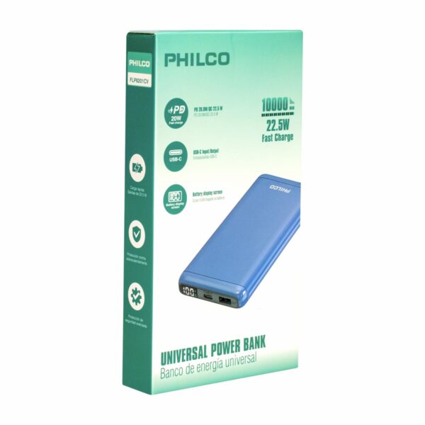 Power Bank Blue PHILCO 10000MAH - Imagen 5