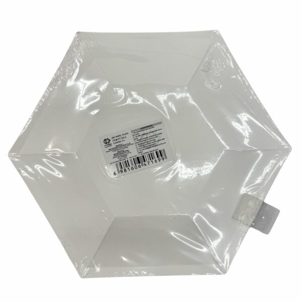 Plato Marmoleado 23 Cm IMPOR.CUMPLEANOS X 10 Uds - Imagen 2