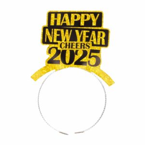 Diademas Happy New Year IMPORTADORA CUMPLEAÑOS X 6 Uds