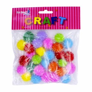 Motitas Pom Pom Metalizadas VERZATIL X1