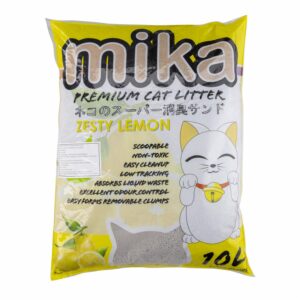Arena Para Gatos Sanitaria Aroma Limón KIND PET 8 Kg