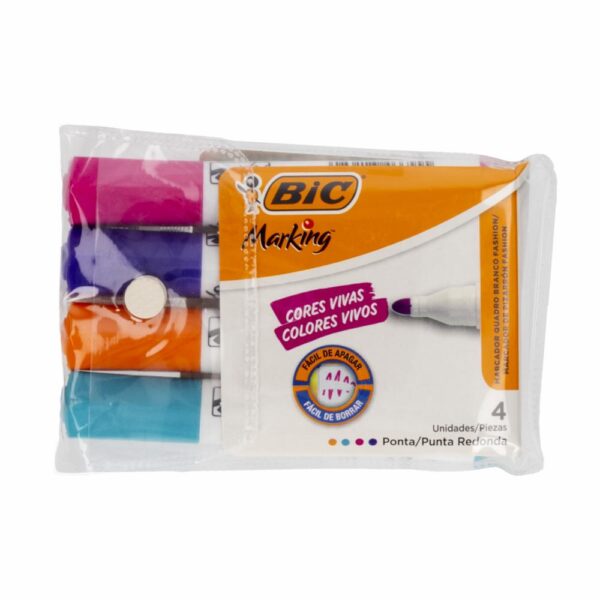 Marcador Manaus Fsh Ast 4 Cm BIC X4 - Imagen 2