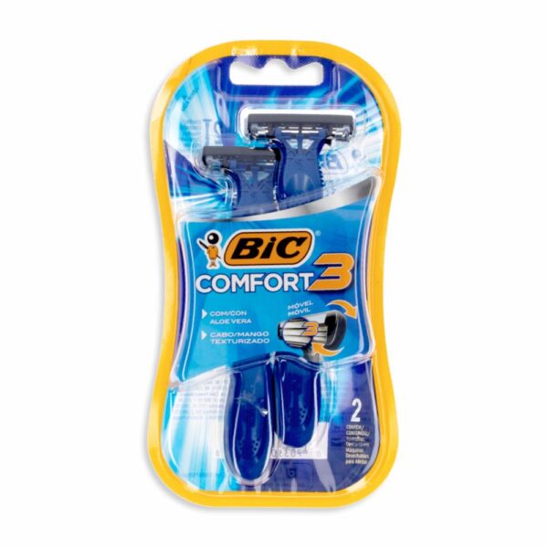 Afeitadora Desechable Caballero Comfort 3 Advance BIC X 2 Uds