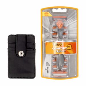 Afeitadora Desechable Caballero Comfort 3 Hybrid + 6 repuestos BIC Unidad