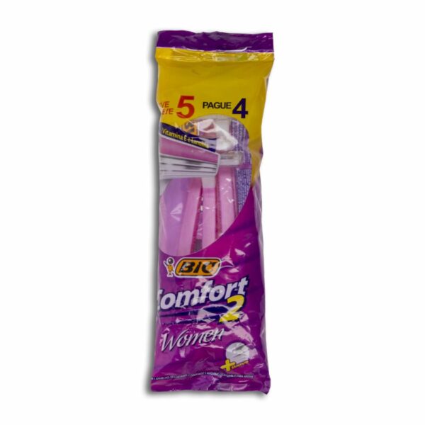 Máquina Confort Twin Women Pouch BIC 5 Uds