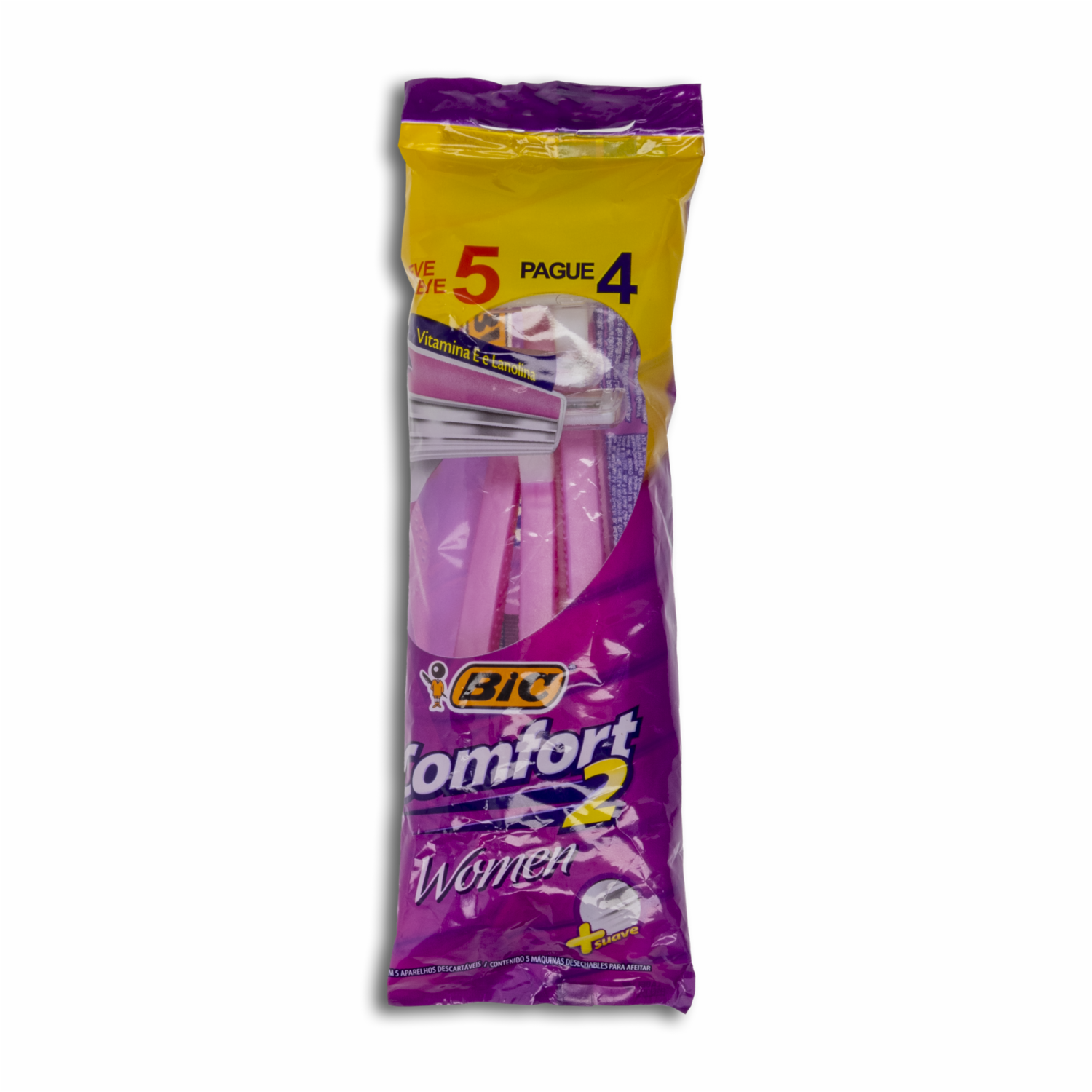 Razuradora Desechable Confort Twin Women Pouch BIC 5 Uds - Imagen 2