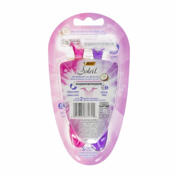 Máquina Afeitadoras Desechables Soleil BIC 2 Uds - Imagen 2