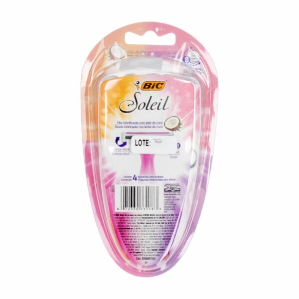 Máquina Afeitadoras Desechables Soleil BIC 4 u - Imagen 2